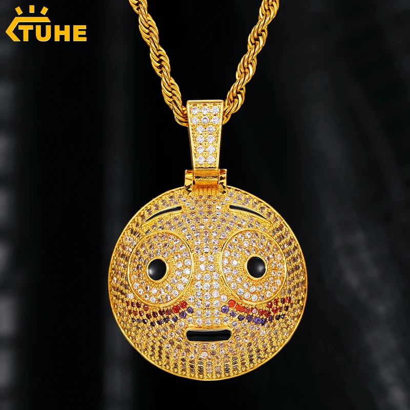 Personality Pendant Necklace For Men Hip Hop Jewelry Iced Out Zircon Bling Full Pendant
Personality Pendant Necklace For Men Hip Hop Jewelry Iced Out Zircon Bling Full Pendant