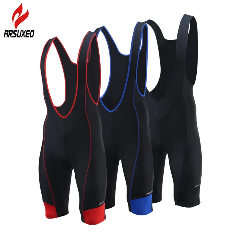 ARSUXEO Men Women Cycling Shorts Tights with Bib Stripe Summer Breathable Road Mountain Bike Bicycle MTB Shorts with 3D Gel Pad
ARSUXEO Men Women Cycling Shorts Tights with Bib Stripe Summer Breathable Road Mountain Bike Bicycle MTB Shorts with 3D Gel Pad