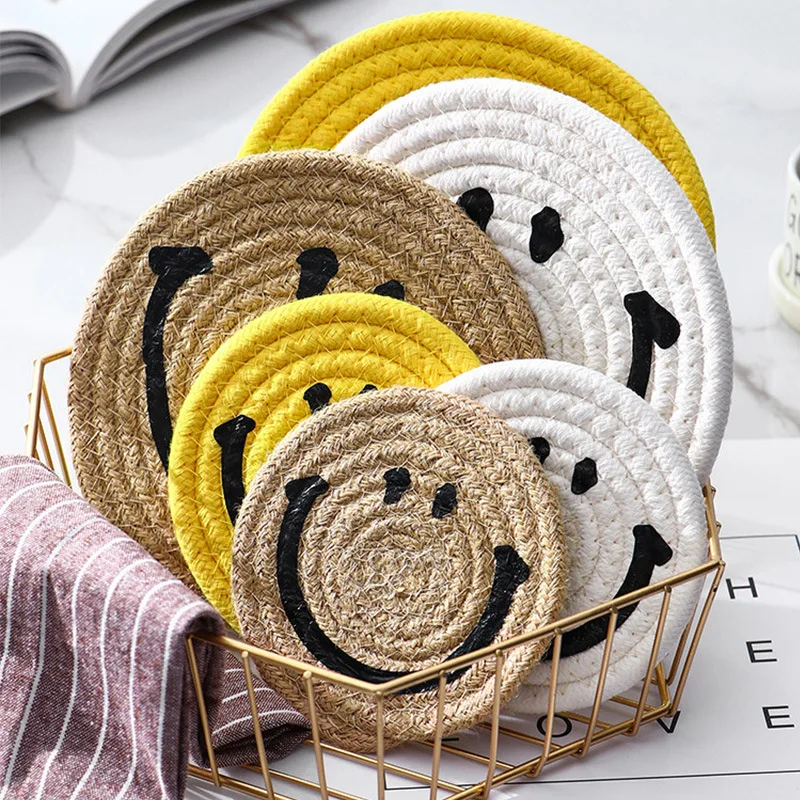 Cotton Heat Insulation Table Mat Non Slip Table Mats Tea Cup Milk Mug Coffee Cup Coaster Kitchen Accessories Decoration
Cotton Heat Insulation Table Mat Non Slip Table Mats Tea Cup Milk Mug Coffee Cup Coaster Kitchen Accessories Decoration