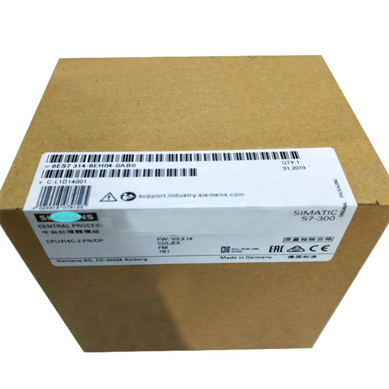 Новый оригинальный в коробке 6ES7 314-6EH04-0AB0 6ES7314-6EH04-0AB0 {склад} 1 год гарантии отправка в течение 24 часов
Новый оригинальный в коробке 6ES7 314-6EH04-0AB0 6ES7314-6EH04-0AB0 {склад} 1 год гарантии отправка в течение 24 часов