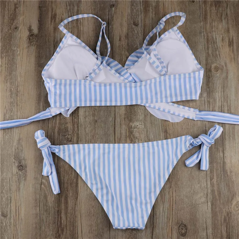 Bilaini Brand Summer 2021 New Stylish Sexy Striped Bikini Ruffled Push Up Women's Split Swimwear Beachwear 2 Piece Free Shipping
Bilaini Brand Summer 2021 New Stylish Sexy Striped Bikini Ruffled Push Up Women's Split Swimwear Beachwear 2 Piece Free Shipping
