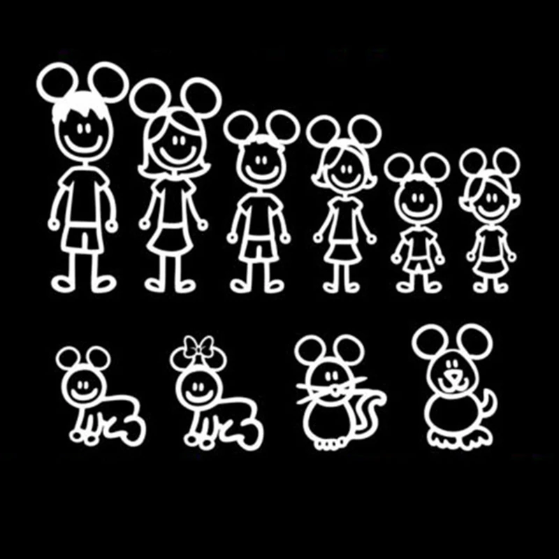 Creative My Family and Pet Dog Cat Bumper Car Stickers PVC Fashion Auto Body Window Exquisite Waterproof Applique Decoration
Creative My Family and Pet Dog Cat Bumper Car Stickers PVC Fashion Auto Body Window Exquisite Waterproof Applique Decoration