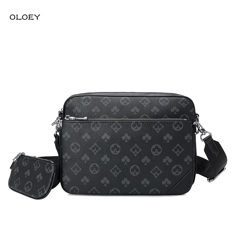 Printed Design Luxury Men's Bag European and American Fashion Men Shoulder Bag High Quality and Large Capacity Messenger Bag
Printed Design Luxury Men's Bag European and American Fashion Men Shoulder Bag High Quality and Large Capacity Messenger Bag
