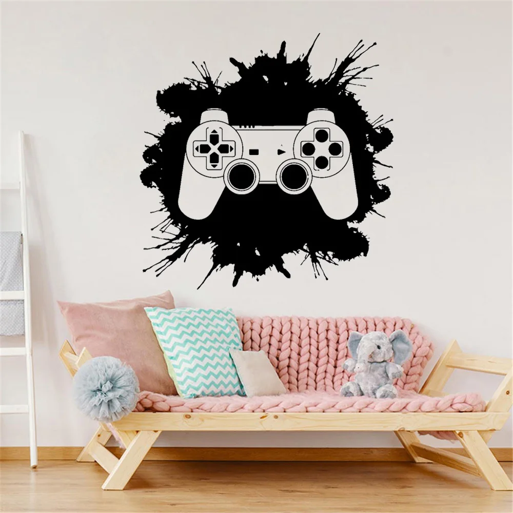Gamer Wall Stickers Controller Video Game Vinyl Decals Customized For Kids Bedroom Vinyl Wall Art Decals
Gamer Wall Stickers Controller Video Game Vinyl Decals Customized For Kids Bedroom Vinyl Wall Art Decals