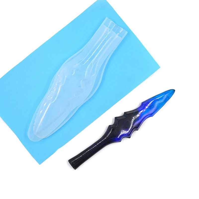 Dagger Epoxy Resin Mold Keychain Pendant Silicone Mould DIY Crafts Jewelry Mold
Dagger Epoxy Resin Mold Keychain Pendant Silicone Mould DIY Crafts Jewelry Mold