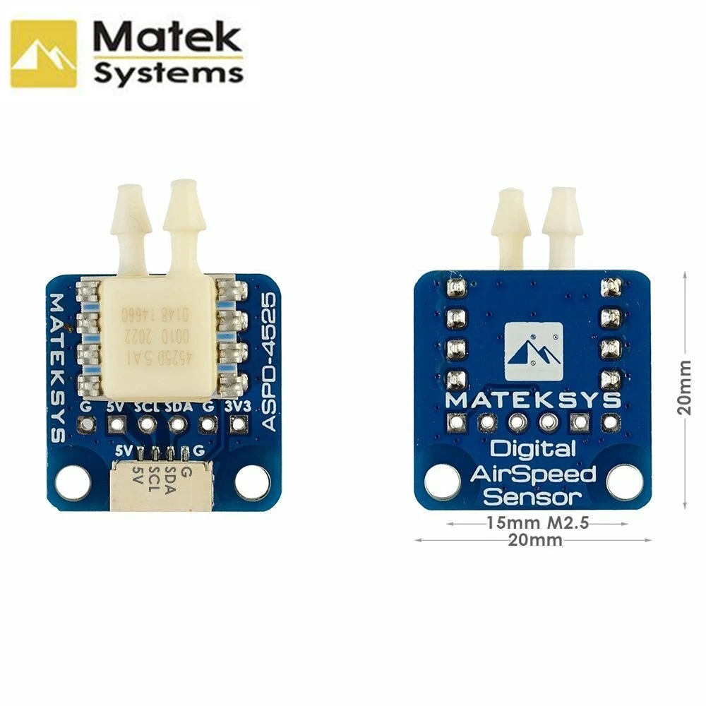 Система управления полетом Matek цифровой датчик скорости самолета для Ardupilot I2C FPV