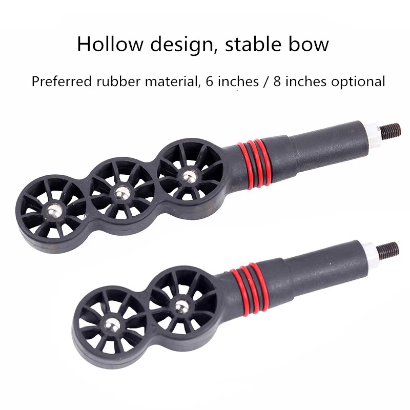 

Compound Recurve Bow and Arrow Competitive Stabilizer Shock Absorber Wind Wheel Rubber Shock Absorption Archery Balance Bar