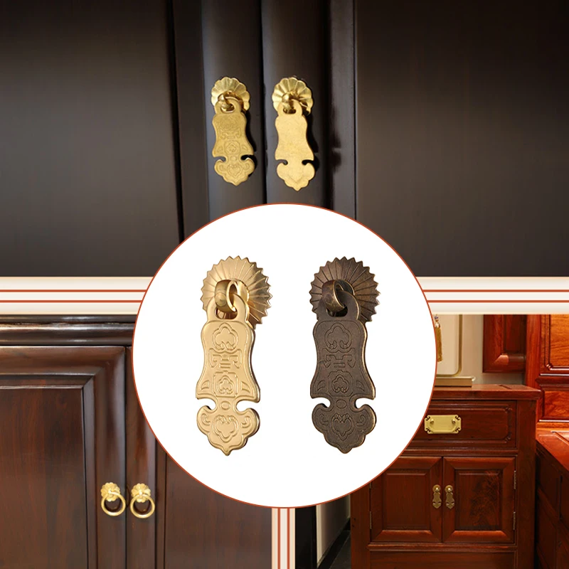 Chinese Style Bronze Drawer Handle Knobs Antique Classical Old-Fashioned Furniture Wardrobe Decoration Accessories
Chinese Style Bronze Drawer Handle Knobs Antique Classical Old-Fashioned Furniture Wardrobe Decoration Accessories