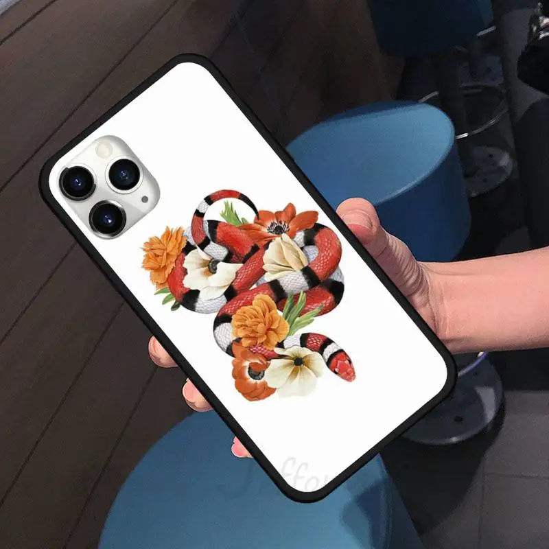 Flower dragon snake Phone Case for iPhone 11 12 pro XS MAX 8 7 6 6S Plus X 5S SE 2020 XR Soft silicone
Flower dragon snake Phone Case for iPhone 11 12 pro XS MAX 8 7 6 6S Plus X 5S SE 2020 XR Soft silicone