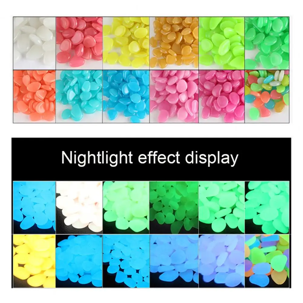 50pcs Fish Tank Decorative Aquarium Ornaments Stones Glow In The Dark Luminous Pebbles Stones For Garden Ornament
50pcs Fish Tank Decorative Aquarium Ornaments Stones Glow In The Dark Luminous Pebbles Stones For Garden Ornament