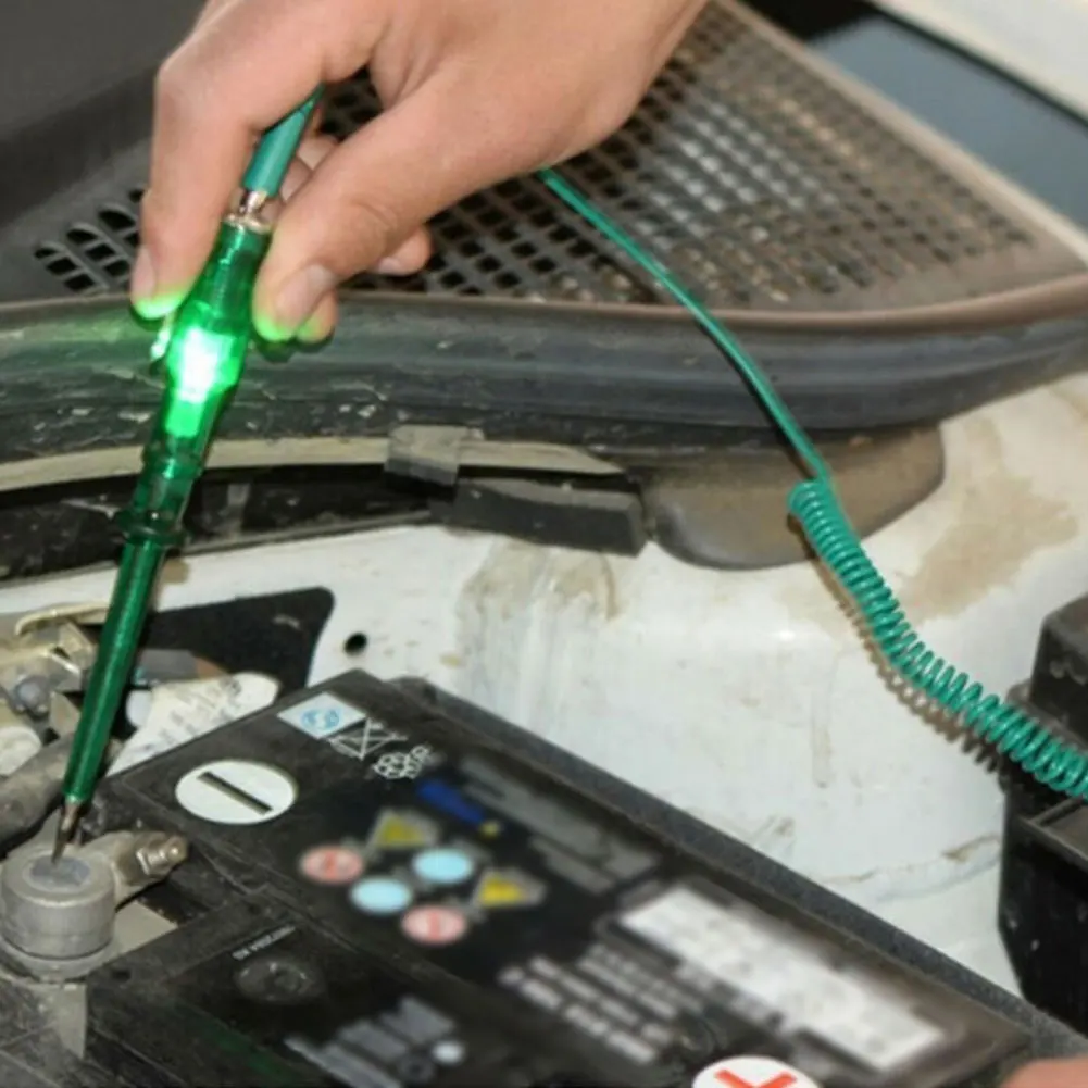 DC 6V/12V/24V Car Lamp Voltage Circuit Tester System Detector Probe Test Lights Auto Light Lamp Voltage Test Pen Detector Copper
DC 6V/12V/24V Car Lamp Voltage Circuit Tester System Detector Probe Test Lights Auto Light Lamp Voltage Test Pen Detector Copper
