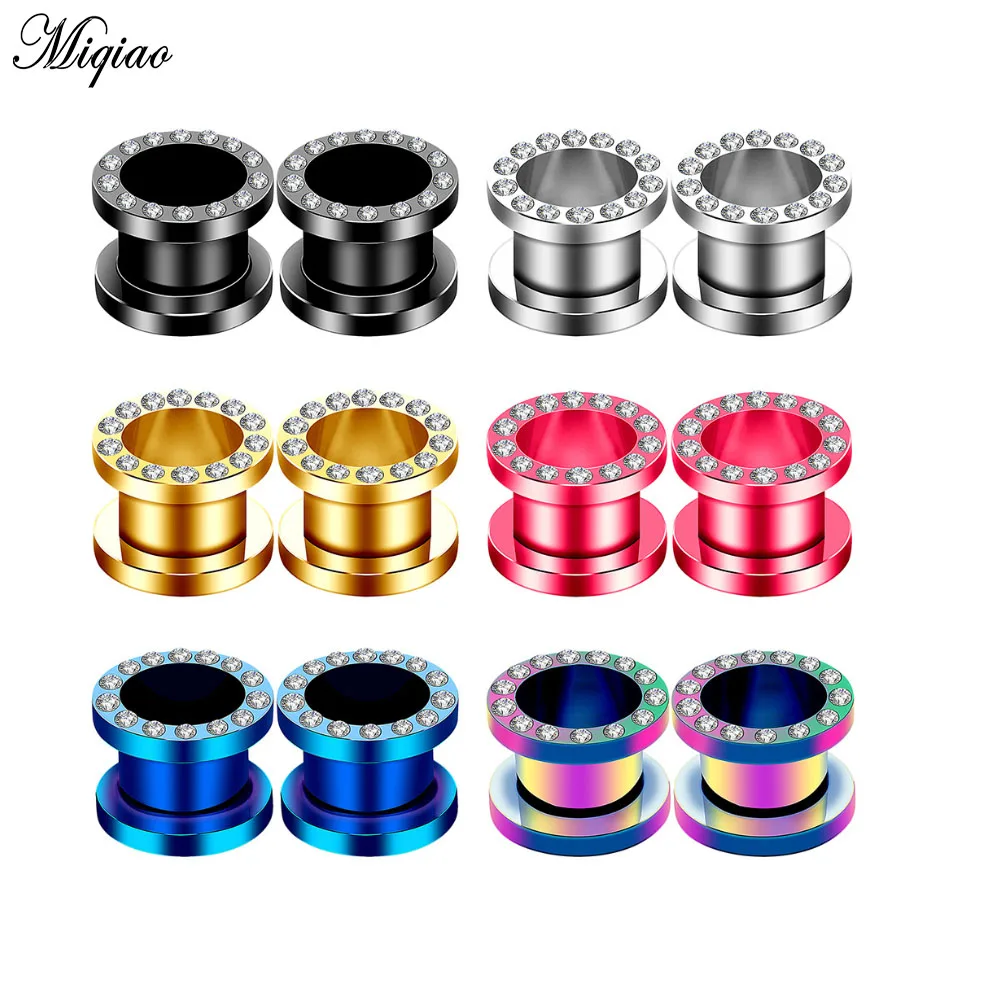 Miqiao New stainless steel auricle six-color ear expansion body piercing jewelry Tunnel Jewelry
Miqiao New stainless steel auricle six-color ear expansion body piercing jewelry Tunnel Jewelry