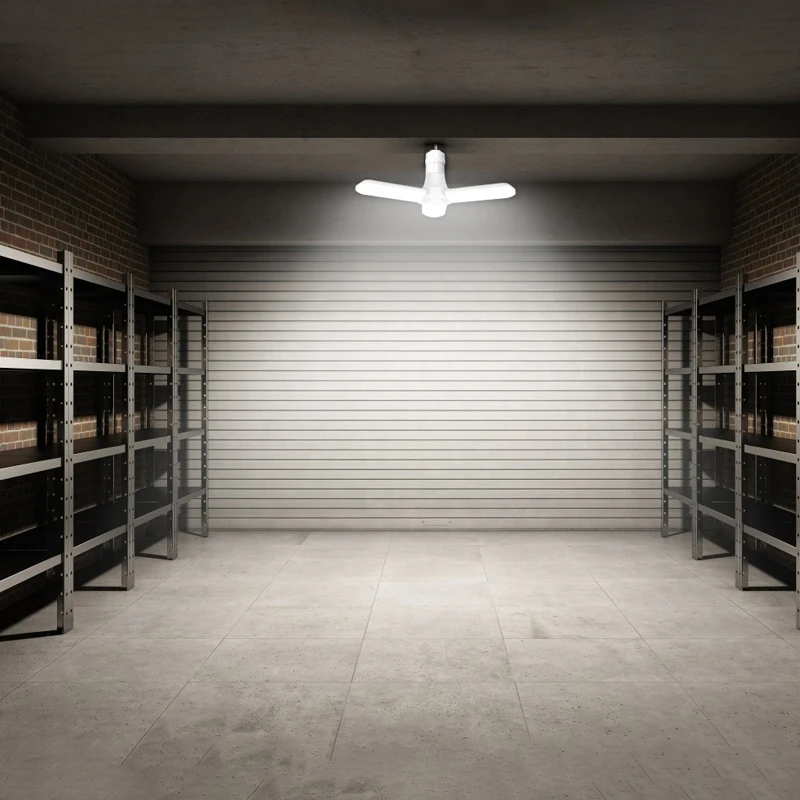 E27/30W/LED Super Bright Folding Garage Work Light Bulb Ceiling Lamp 6000K NEW Adjustable Panels LED Garage Light
E27/30W/LED Super Bright Folding Garage Work Light Bulb Ceiling Lamp 6000K NEW Adjustable Panels LED Garage Light