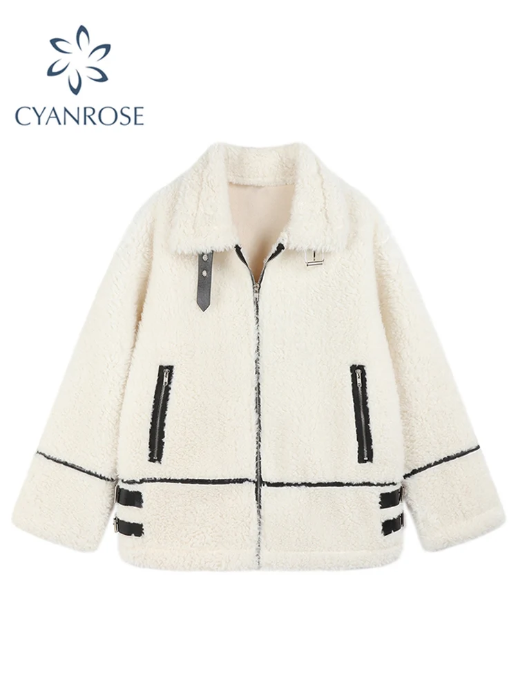 Пальто из искусственного меха для женщин, повседневная мягкая теплая Толстая свободная плюшевая Женская Шуба с отложным воротником, модное...
Пальто из искусственного меха для женщин, повседневная мягкая теплая Толстая свободная плюшевая Женская Шуба с отложным воротником, модное...