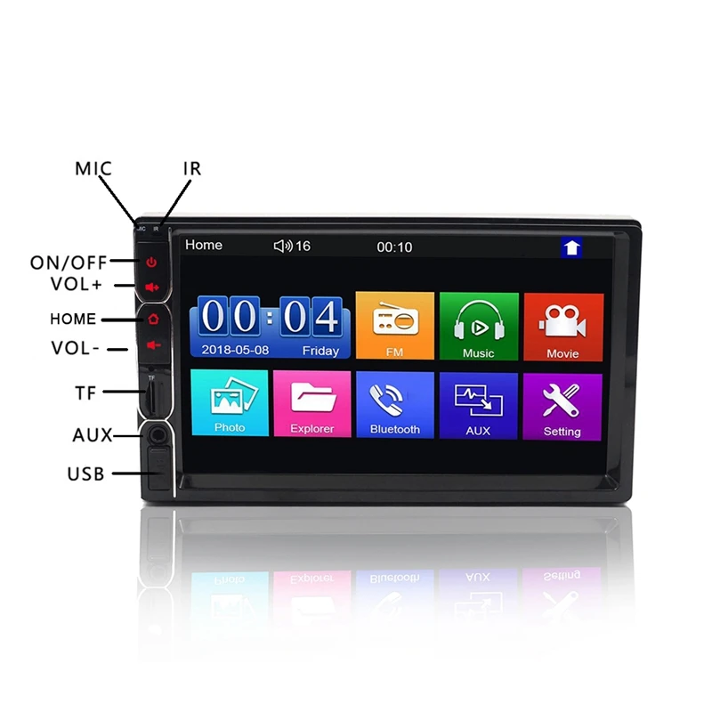 7 Inch LED Hd Press Screen Stereo 2 Din Car Multimedia Radio Bluetooth Mp5 Player 7031
7 Inch LED Hd Press Screen Stereo 2 Din Car Multimedia Radio Bluetooth Mp5 Player 7031
