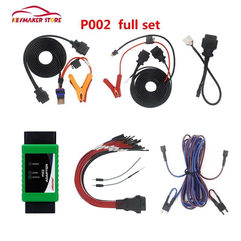 OBDSTAR P002 Adapter for TOYOTA 8A Cable+for Ford All Key Lost Cable+B-osch ECU Flash Cable Work with Obdstar X300 DP Plus Pro4
OBDSTAR P002 Adapter for TOYOTA 8A Cable+for Ford All Key Lost Cable+B-osch ECU Flash Cable Work with Obdstar X300 DP Plus Pro4