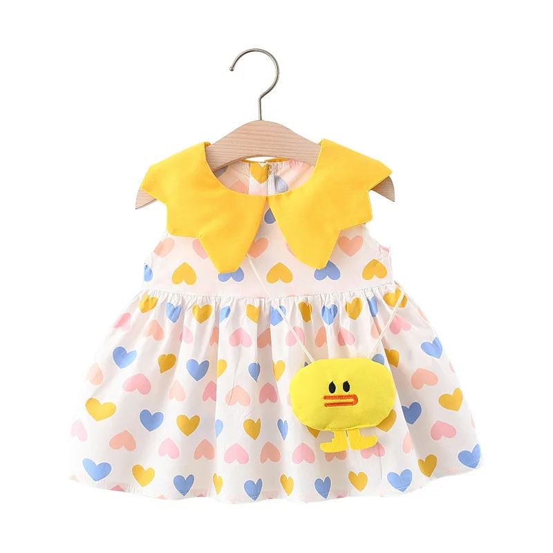 2021 Girl Dresses Summer Infant Sleeveless Lapel Princess Dress for1Year Birthday Party Dress Send Lovely Bags Girls Clothes
2021 Girl Dresses Summer Infant Sleeveless Lapel Princess Dress for1Year Birthday Party Dress Send Lovely Bags Girls Clothes