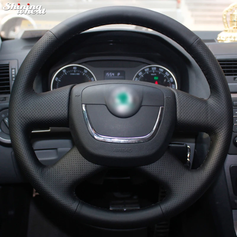 Black Steering Wheel Cover for Skoda Octavia Superb 2012 Fabia Skoda Octavia a 5 a5 2012 2013 Yeti 2009-2013
Black Steering Wheel Cover for Skoda Octavia Superb 2012 Fabia Skoda Octavia a 5 a5 2012 2013 Yeti 2009-2013