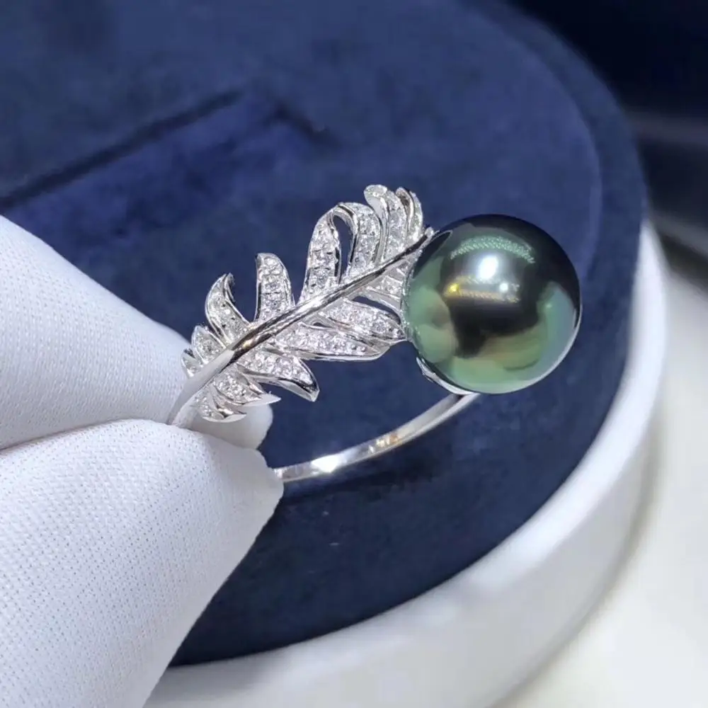 Fine Jewelry 925 Sterling Silver 1104 Natural Ocean Tahiti Peals Rings 9-10mm for Women Fine Pearls Rings
Fine Jewelry 925 Sterling Silver 1104 Natural Ocean Tahiti Peals Rings 9-10mm for Women Fine Pearls Rings