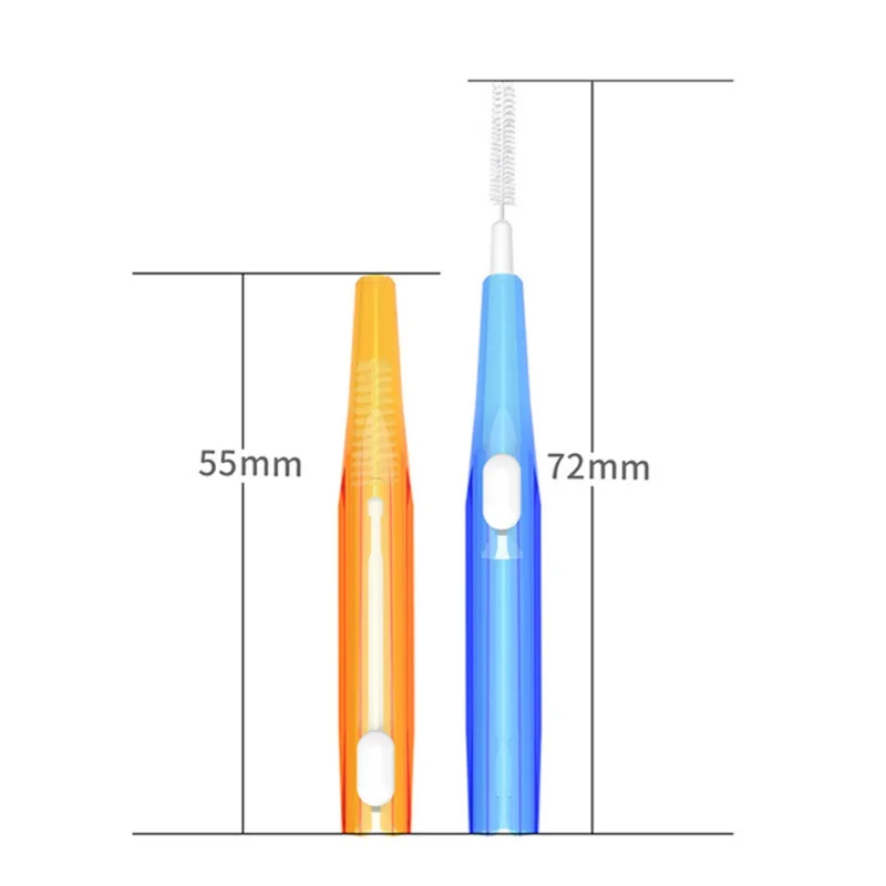 Push-Pull Interdental Brush Gum Interdental Tooth Brush Orthodontic Wire Brush Toothbrush Oral Care 60 Pcs/Pack
Push-Pull Interdental Brush Gum Interdental Tooth Brush Orthodontic Wire Brush Toothbrush Oral Care 60 Pcs/Pack