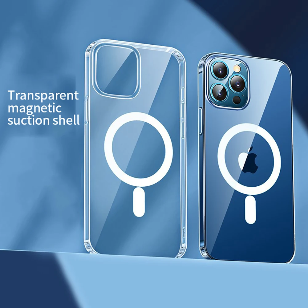 Magnetic Transparent Luxurious Phone Case For Iphone13 Pro Promax Mini Acrylic Shockproof Phone Case Anti-fingerprint Cover
Magnetic Transparent Luxurious Phone Case For Iphone13 Pro Promax Mini Acrylic Shockproof Phone Case Anti-fingerprint Cover