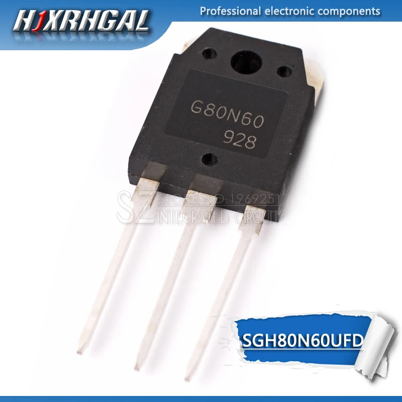 1 шт. G80N60UFD SGH80N60UFD TO-3P SGH80N60 TO-247 80N60 IGBT труба для инвертора | Электронные компоненты и