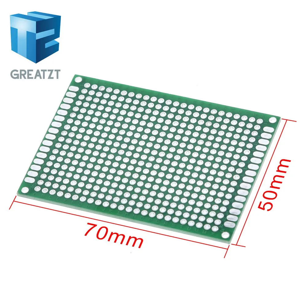 5*7 PCB 5x7 5 см 7 двухсторонний Прототип diy универсальная печатная плата | Электронные