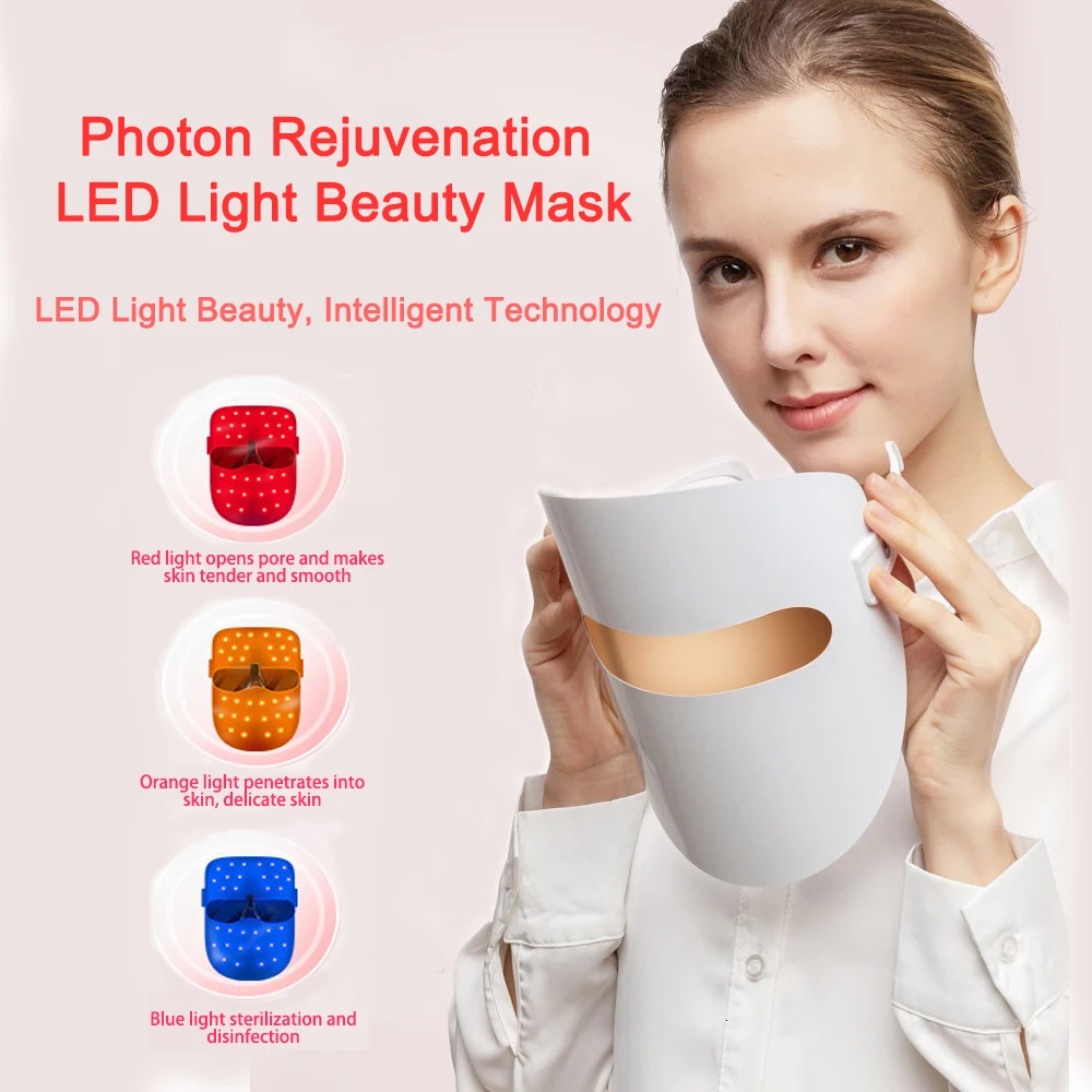 7 Colors Beauty Therapy Photon LED Facial Mask Light Skin Care Rejuvenation Wrinkle Acne Removal Face Neck Beauty Spa Instrument
7 Colors Beauty Therapy Photon LED Facial Mask Light Skin Care Rejuvenation Wrinkle Acne Removal Face Neck Beauty Spa Instrument