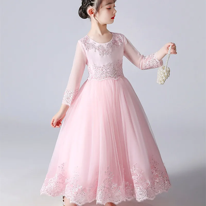Summer Flower Children White Lace Dress Long Princess Dress Mesh Sleeve Dress Birthday Party Dress
Summer Flower Children White Lace Dress Long Princess Dress Mesh Sleeve Dress Birthday Party Dress