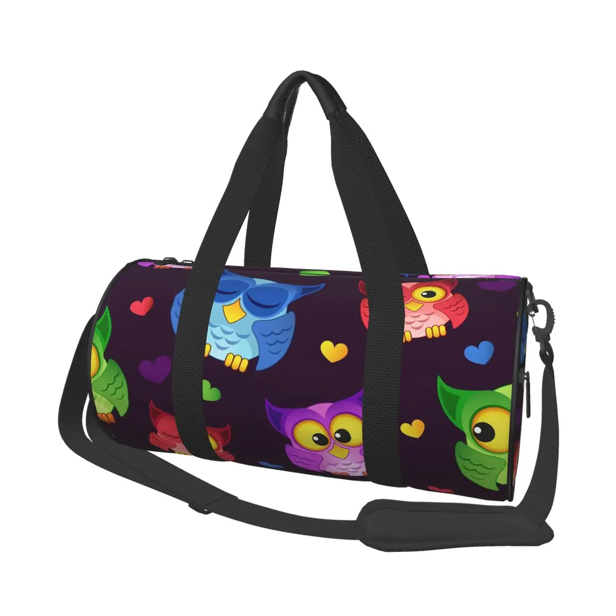 Дорожная сумка с милыми красочными совами, спортивная сумка для выходных, модный Многофункциональный чемодан на плечо для ручной клади, Пря... 
Дорожная сумка с милыми красочными совами, спортивная сумка для выходных, модный Многофункциональный чемодан на плечо для ручной клади, Пря...