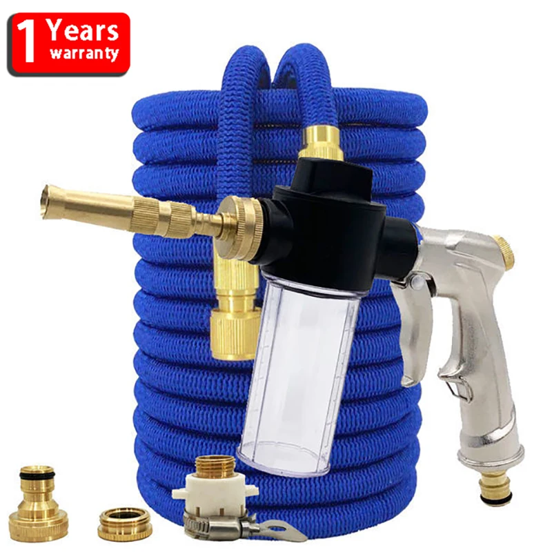 25FT-150FT Garden Hose Telescopic Magic Hose Adjustable Water Gun Adjustable Nozzle Flexible High Pressure Power Washing Machine
25FT-150FT Garden Hose Telescopic Magic Hose Adjustable Water Gun Adjustable Nozzle Flexible High Pressure Power Washing Machine
