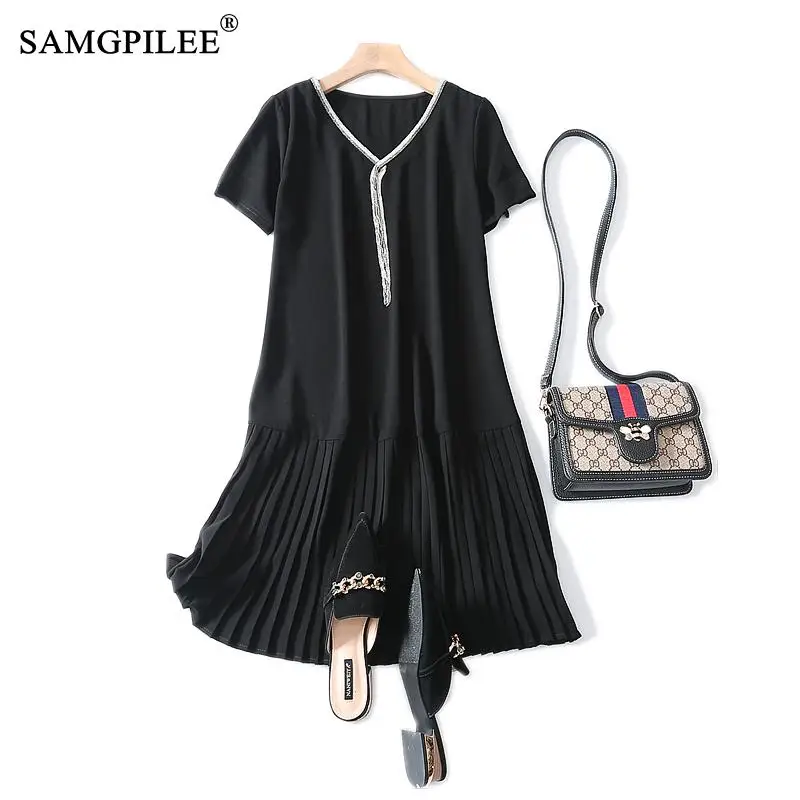 Dresses For Women 2020 Office Lady Trumpet Mermaid Short Sleeve Tassel elegant dress Empire V-neck Clothes Women Dresses 5XL
Dresses For Women 2020 Office Lady Trumpet Mermaid Short Sleeve Tassel elegant dress Empire V-neck Clothes Women Dresses 5XL