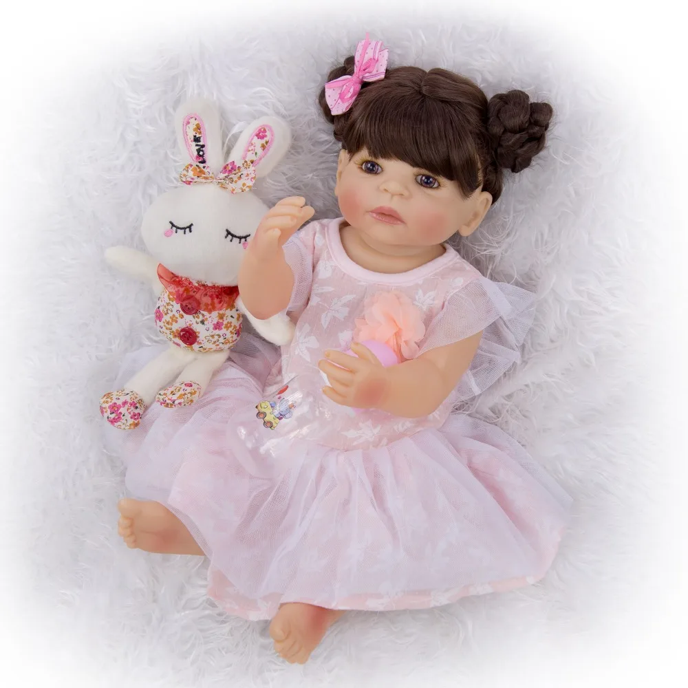Bebes Reborn doll 55CM completa realista silicone doll Girl Reborn Baby Doll Bath Toys for children gift
Bebes Reborn doll 55CM completa realista silicone doll Girl Reborn Baby Doll Bath Toys for children gift