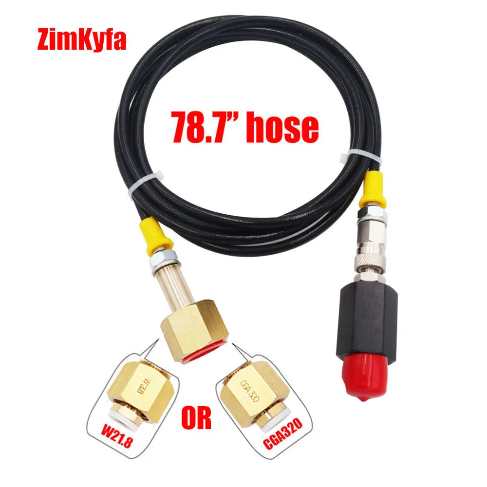 CO2 Soda Club external CGA320 or W21.8 fuel tank direct adapter soda accessories for SodaStream Fizzi Sparkling Water Machine
CO2 Soda Club external CGA320 or W21.8 fuel tank direct adapter soda accessories for SodaStream Fizzi Sparkling Water Machine