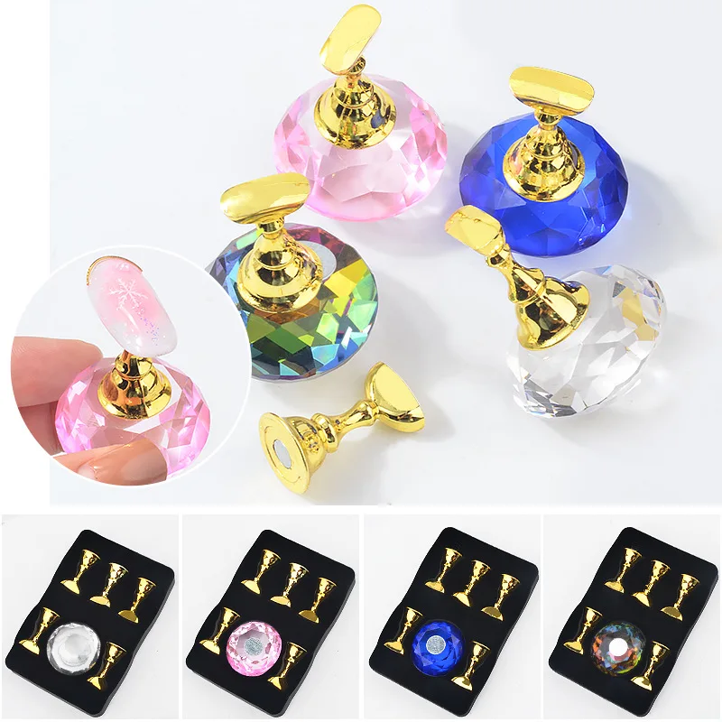 1 Nail Practice Nail Holder, Japanese Symphony Crystal Gem Nail Holder, Lotus Base with Magnetic
1 Nail Practice Nail Holder, Japanese Symphony Crystal Gem Nail Holder, Lotus Base with Magnetic
