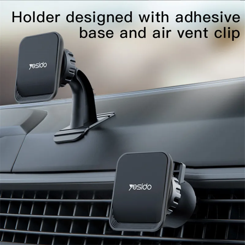 YESIDO Magnetic Car Phone Holder Dashboard Magnet Support 360 Degree Universal GPS Car Sucker Bracket Mount Mobile Phone Stand
YESIDO Magnetic Car Phone Holder Dashboard Magnet Support 360 Degree Universal GPS Car Sucker Bracket Mount Mobile Phone Stand