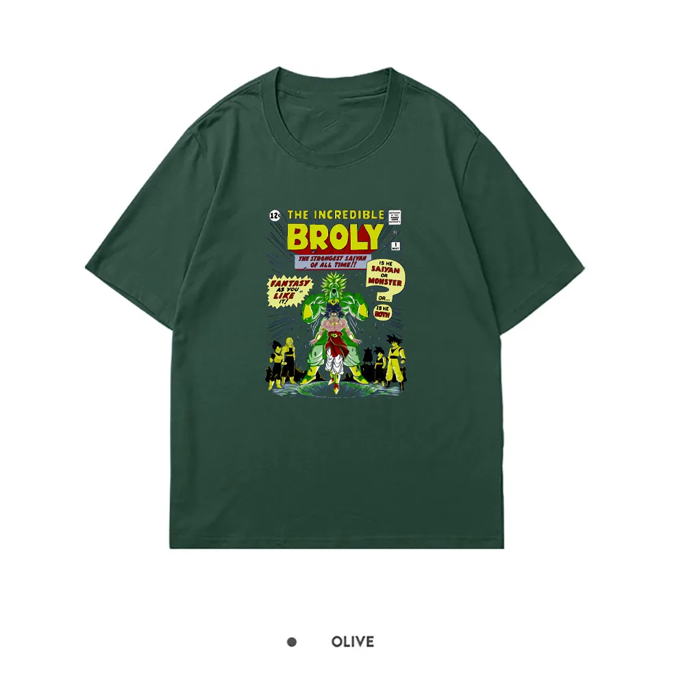 The Incredible Broly Print Tshirt Woman Summer Short Sleeve Tee Tops Brand Casual Cotton T Shirt Round Neck T-shirts Woman
The Incredible Broly Print Tshirt Woman Summer Short Sleeve Tee Tops Brand Casual Cotton T Shirt Round Neck T-shirts Woman
