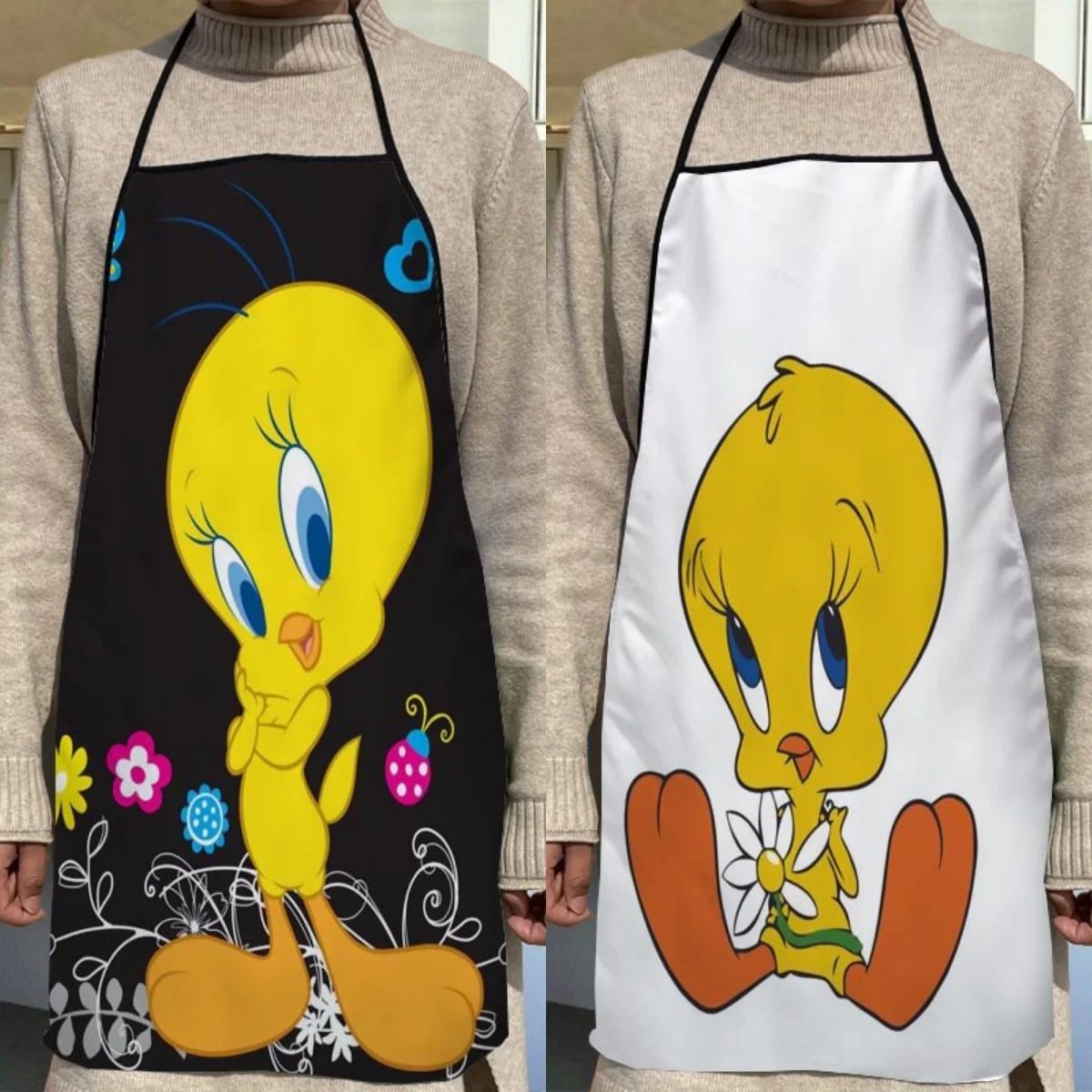 Custom T--weety -Bird Kitchen Apron Dinner Party Cooking Apron Adult Baking Accessories Waterproof Fabric Printed Cleaning Tools
Custom T--weety -Bird Kitchen Apron Dinner Party Cooking Apron Adult Baking Accessories Waterproof Fabric Printed Cleaning Tools