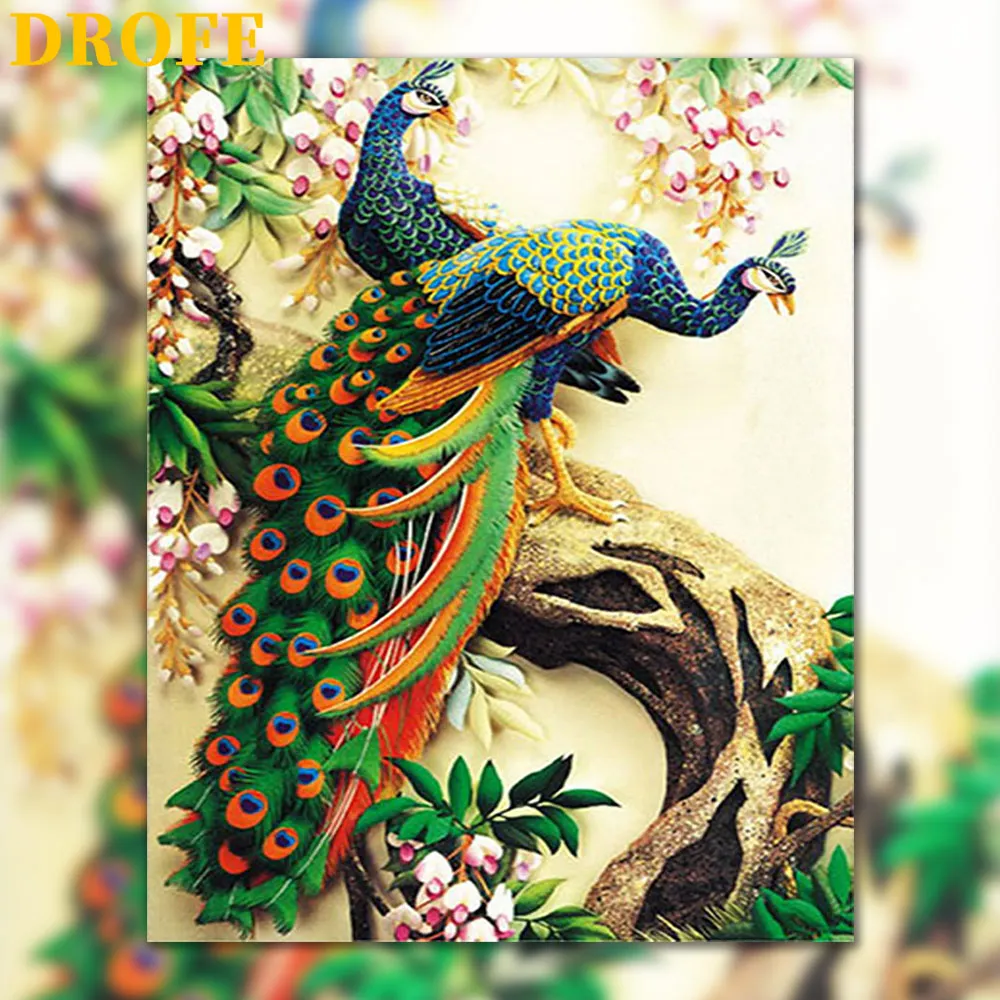 DrofE DIY Oil Painting By Numbers Kits Peacock Acrylic Paint On Canvas Home Decor For Unique Gift Wall Art Picture Artwork
DrofE DIY Oil Painting By Numbers Kits Peacock Acrylic Paint On Canvas Home Decor For Unique Gift Wall Art Picture Artwork