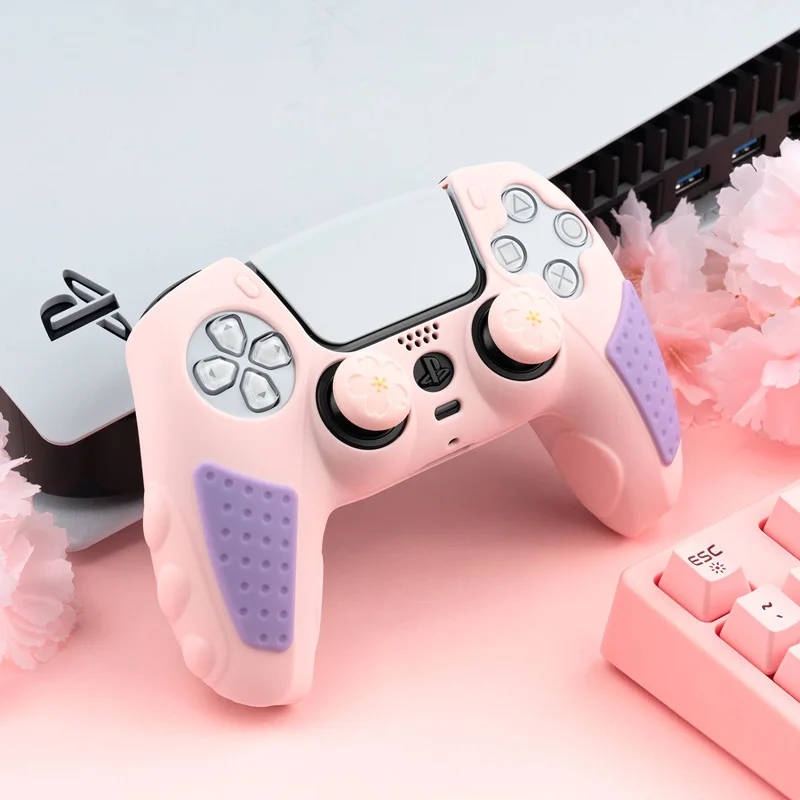 PS5 Silicone Protective Case For Playstation 5 Controller Anti-slip Protection Cover Shell For Dualsense Gamepad Accessories
PS5 Silicone Protective Case For Playstation 5 Controller Anti-slip Protection Cover Shell For Dualsense Gamepad Accessories