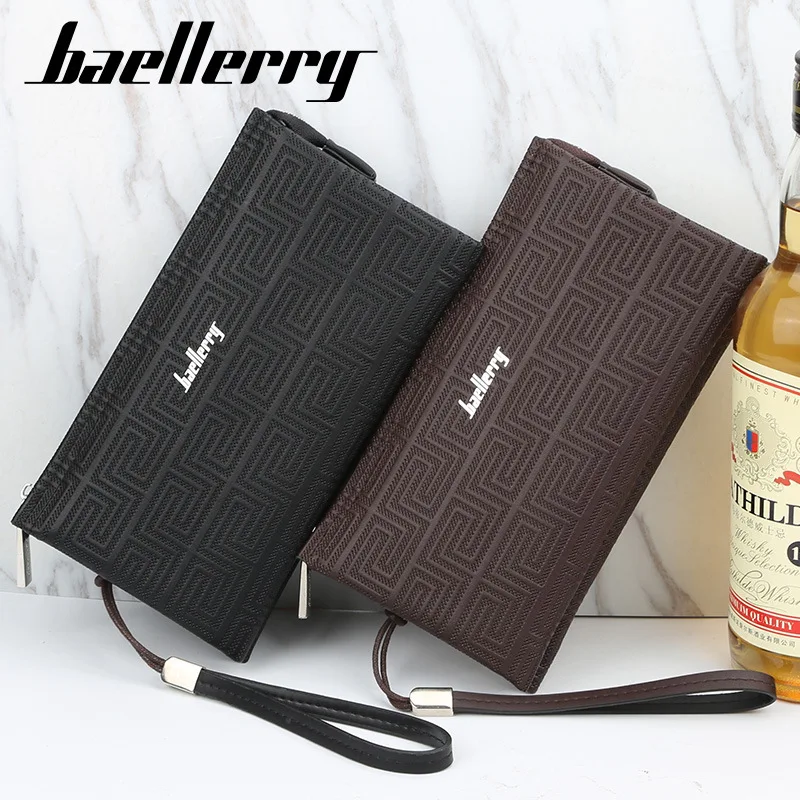Baellerry Men's Leather Spiral Wallet New Business Handbag Zipper Long Multi-function Multi Clip Handbag
Baellerry Men's Leather Spiral Wallet New Business Handbag Zipper Long Multi-function Multi Clip Handbag