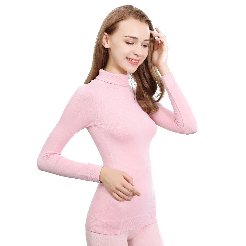 Thermal underwear women's winter thick high-necked body sculpting body bottoming cotton sweater slim suit
Thermal underwear women's winter thick high-necked body sculpting body bottoming cotton sweater slim suit