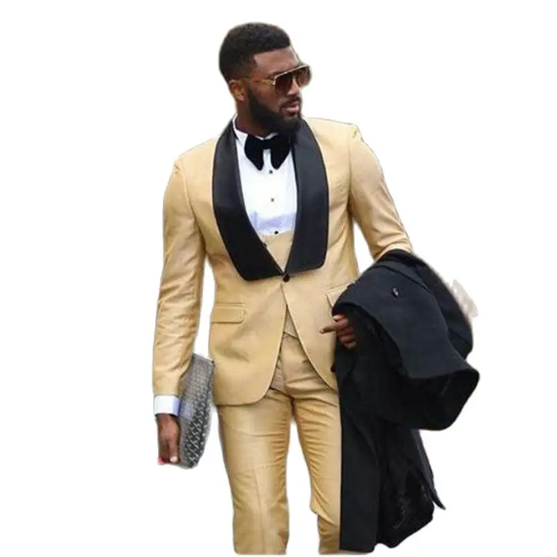 New Arrival Men Wedding Suit Groom Tuxedos Slim Fit Fashion Groomsmen Mens Wedding Business Prom Suits (Jacket+Pants+Vest)
New Arrival Men Wedding Suit Groom Tuxedos Slim Fit Fashion Groomsmen Mens Wedding Business Prom Suits (Jacket+Pants+Vest)