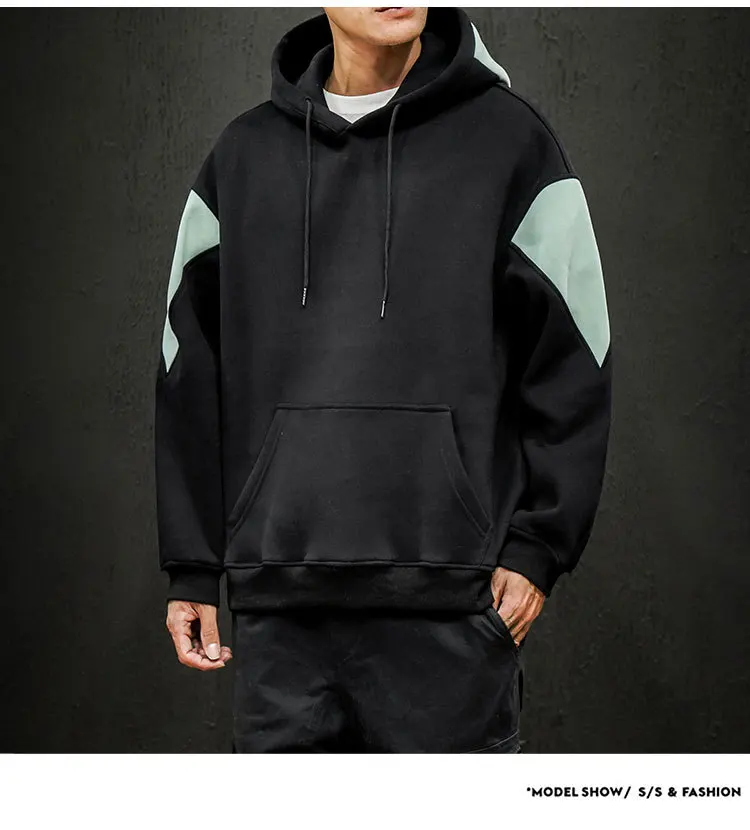 ZOGAA 2021 New winter men's sweatshirt contrast stitching loose casual fashion pullover hoodie trendy Harajuku men's clothing
ZOGAA 2021 New winter men's sweatshirt contrast stitching loose casual fashion pullover hoodie trendy Harajuku men's clothing