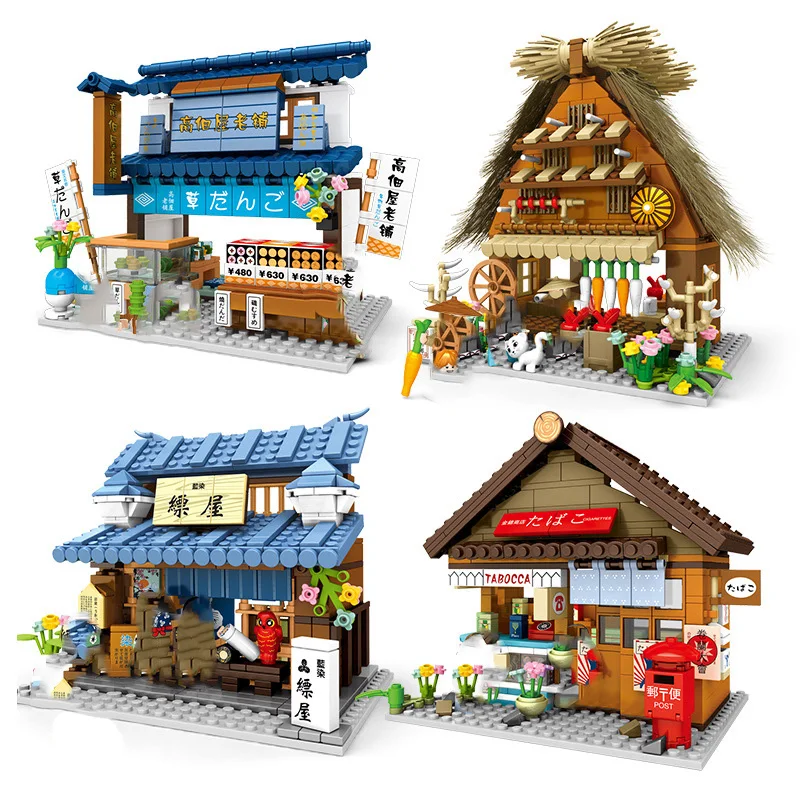 Japanese City street scene series clothing store flower shop convenience store Building Blocks Bricks Toys Gifts
Japanese City street scene series clothing store flower shop convenience store Building Blocks Bricks Toys Gifts