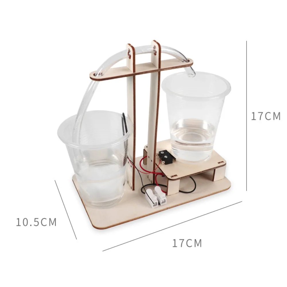Kid DIY Assembly Electric Drinking Fountain Model Student Physics Experiment Toy
Kid DIY Assembly Electric Drinking Fountain Model Student Physics Experiment Toy