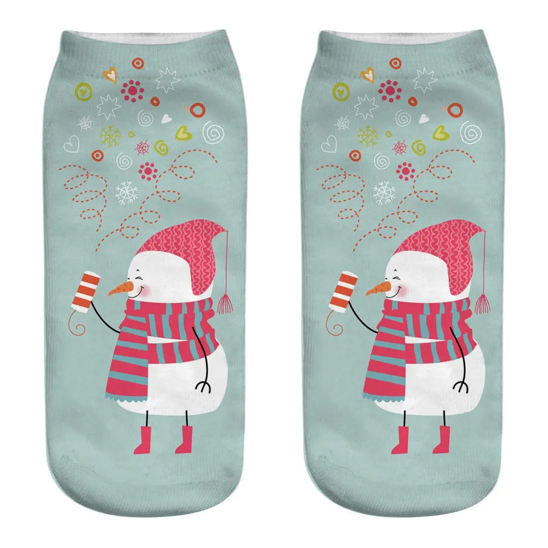 Christmas Socks Women 3d Cartoon Funny Christmas Ankle Socks Crazy Cute Novelty Print Cool Fashion Santa Elk Cute Design
Christmas Socks Women 3d Cartoon Funny Christmas Ankle Socks Crazy Cute Novelty Print Cool Fashion Santa Elk Cute Design