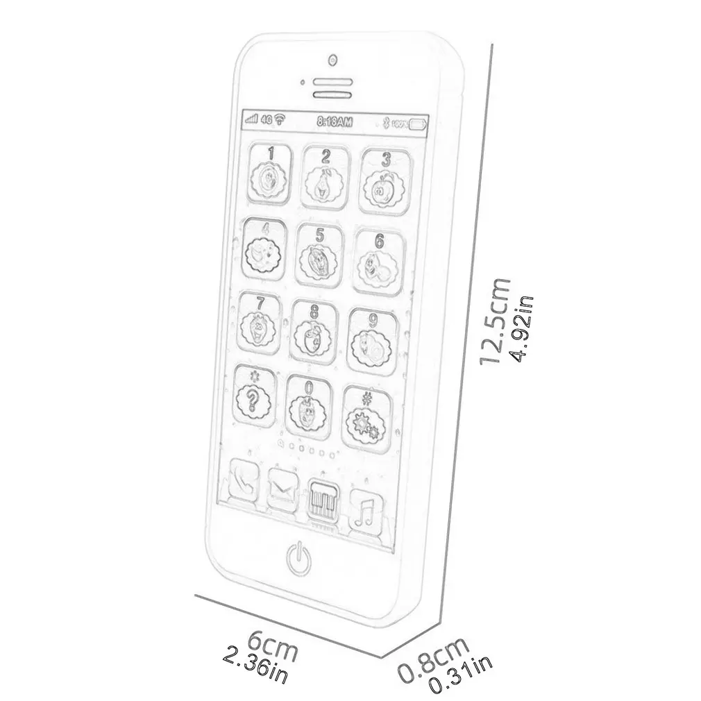 Children'S Educational Toys Mobile Phone Music Light Touch Screen Learning Toys Charging English Early Education Machine
Children'S Educational Toys Mobile Phone Music Light Touch Screen Learning Toys Charging English Early Education Machine