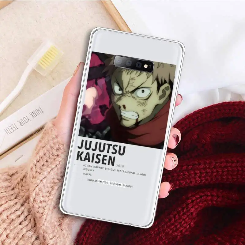 Jujutsu Kaisen Satoru Gojo anime Phone Case Transparent for samsung A 21s 71 S 8 9 20 note 10 20 ultra plus
Jujutsu Kaisen Satoru Gojo anime Phone Case Transparent for samsung A 21s 71 S 8 9 20 note 10 20 ultra plus