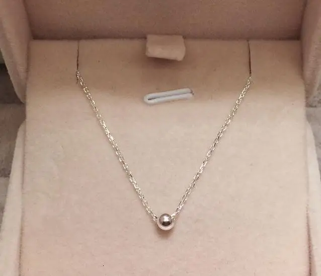 925-Sterling-Silver real. Jewelry Tinny Lucky Round Ball Necklace Pendant 3.8mm GTLX573
925-Sterling-Silver real. Jewelry Tinny Lucky Round Ball Necklace Pendant 3.8mm GTLX573